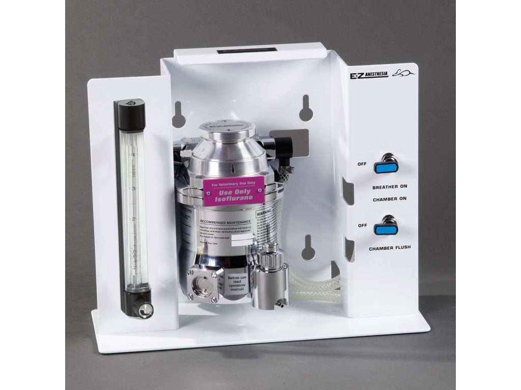EZ108SA Single Animal Anesthesia Machine with New TEC 3 Vaporizer